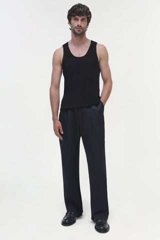 Wilson Wide Leg Satin Trousers