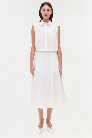 Samantha Cotton Midi Skirt