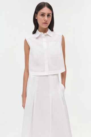 Samantha Cotton Midi Skirt