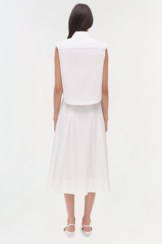 Samantha Cotton Midi Skirt