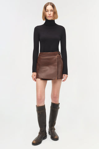 Madeline Leather Mini Skirt