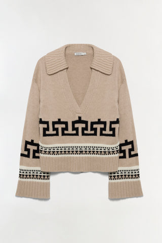 O'Reilly Western V-Neck Sweater