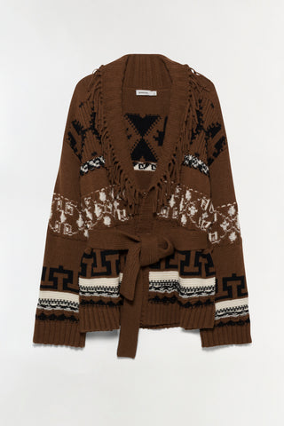 Elwood Western Fringe Wrap Cardigan