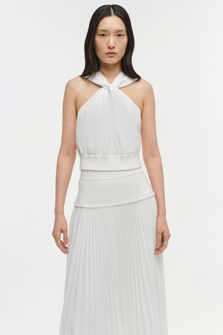 Stella Pleated Midi Skirt