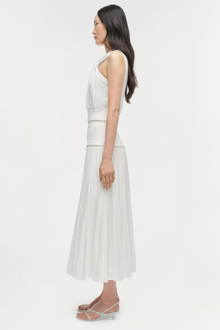 Stella Pleated Midi Skirt