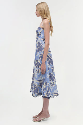 Analise Linen Midi Dress