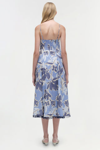 Analise Linen Midi Dress