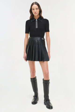 Linnie Knit Combo Midi Dress