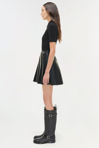 Linnie Knit Combo Midi Dress
