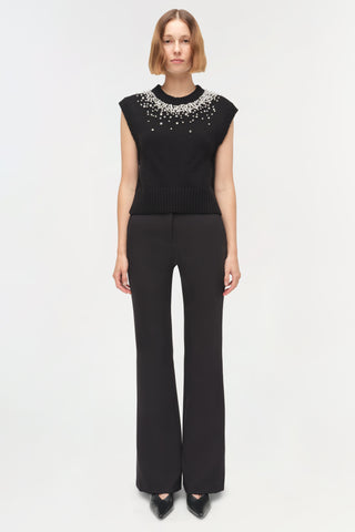 Candra Embellished Knit Vest