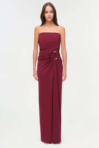 Emma Strapless Jersey Gown