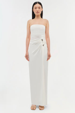 Emma Strapless Jersey Gown