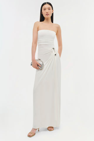 Emma Strapless Jersey Gown