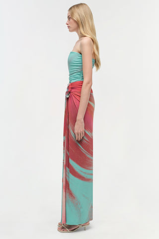 Emma Strapless Jersey Gown