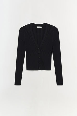 Ailany Rib Knit Cardigan