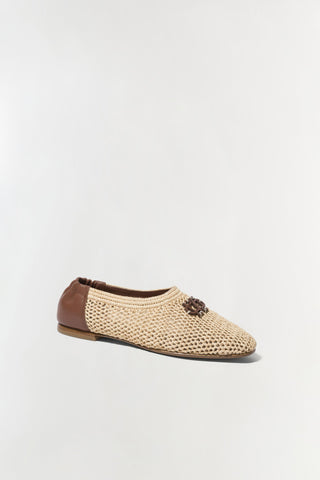 Eden Raffia Flat