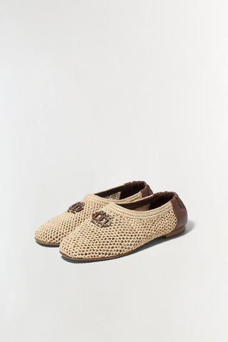 Eden Raffia Flat