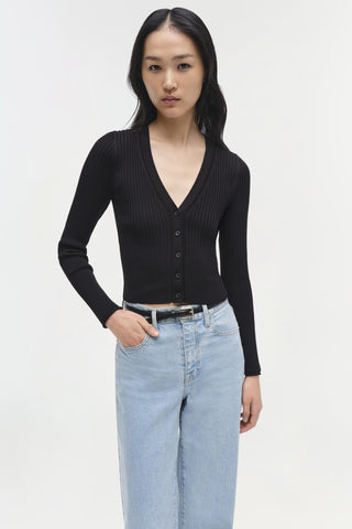 Ailany Rib Knit Cardigan