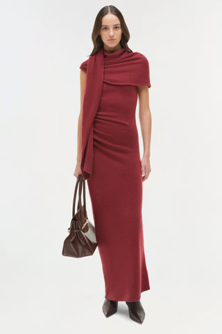 Hathaway Wool Cashmere Midi Dress
