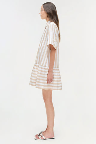Cris Cotton Mini Shirt Dress