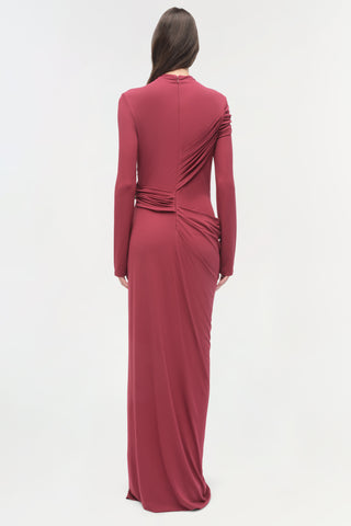 Izadora Embellished Jersey Midi Dress
