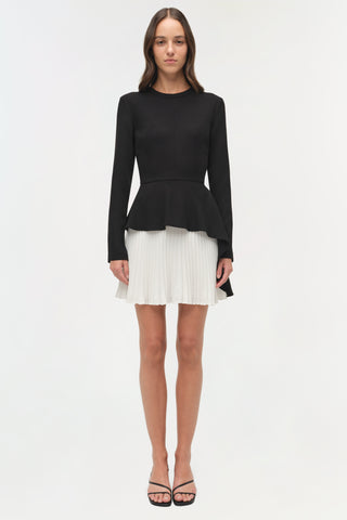 Amberly Pleated Mini Dress