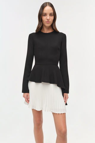 Amberly Pleated Mini Dress