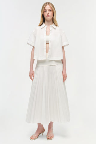 Bernie Cotton Pleated Shirt