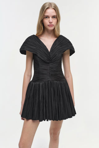 Avarie Plisse Mini Dress
