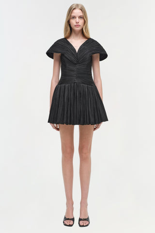 Avarie Plisse Mini Dress