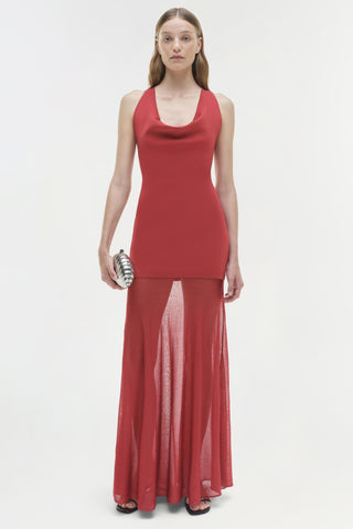 Xena Knit Combo Maxi Dress