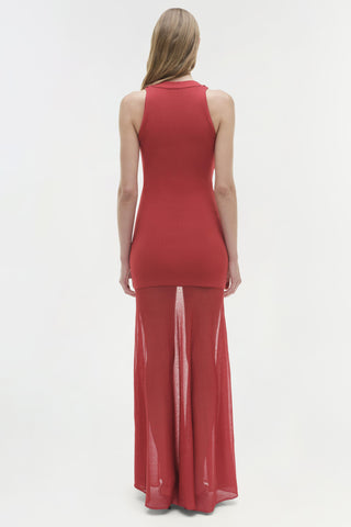 Xena Knit Combo Maxi Dress