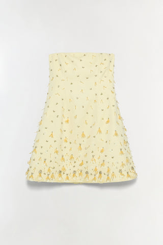 Yasmin Embellished Strapless Mini Dress
