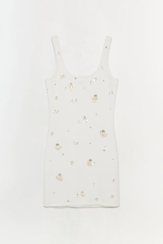 Rue Embellished Knit Mini Dress