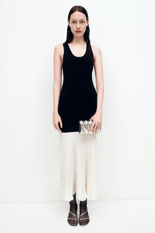 Zaden Knit Combo Midi Dress