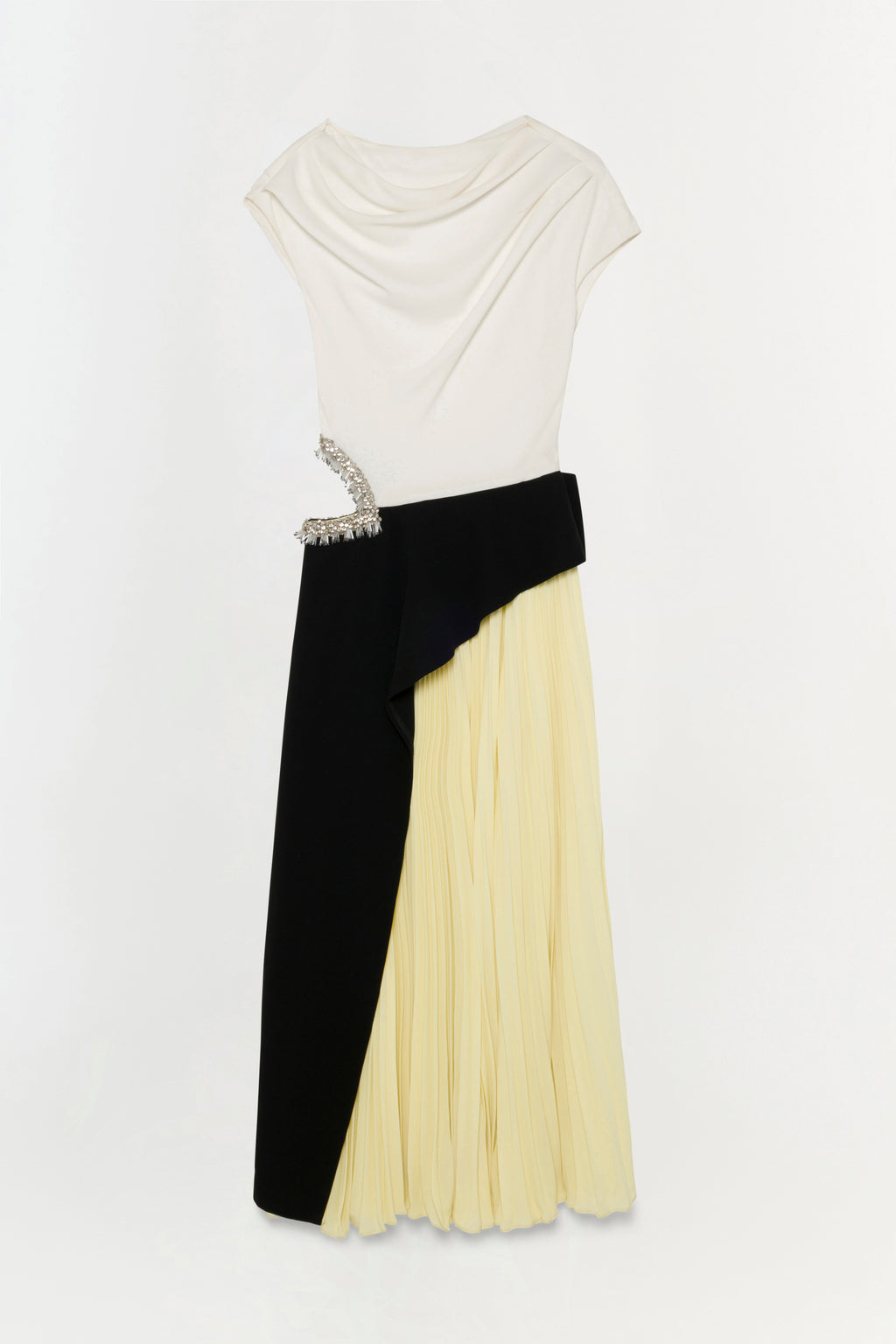 Andromeda | Black Sweetheart-Neck Midi Dress main image 1