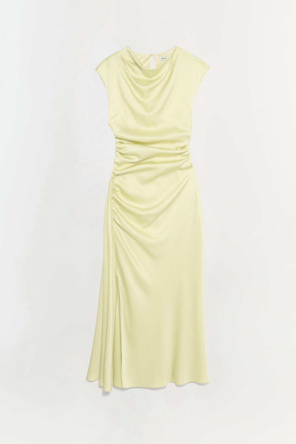 stretch silk dress Burke Satin Midi Dress – SIMKHAI