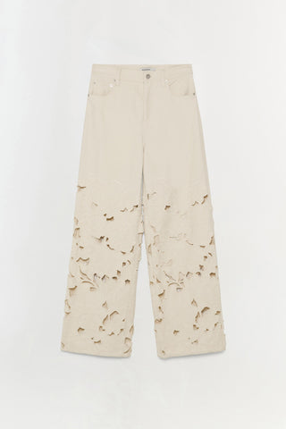 Betty Floral Cut Out Jean
