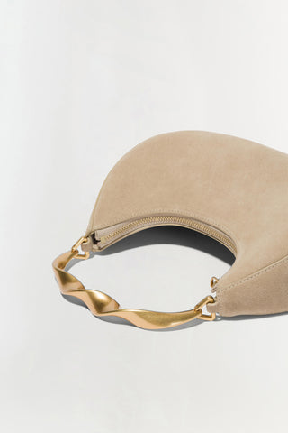 Nixi Suede Crescent Bag