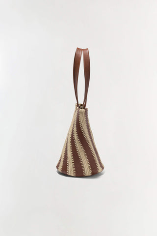Talia Contrast Bucket Bag