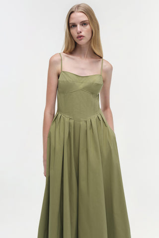 Kittiya Cotton Midi Dress