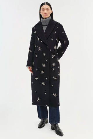 Gianni Embellished Wool Coat