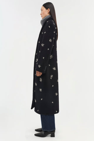Gianni Embellished Wool Coat