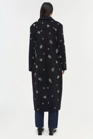 Gianni Embellished Wool Coat