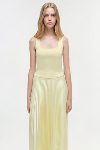 Melanie Pleated Midi Skirt