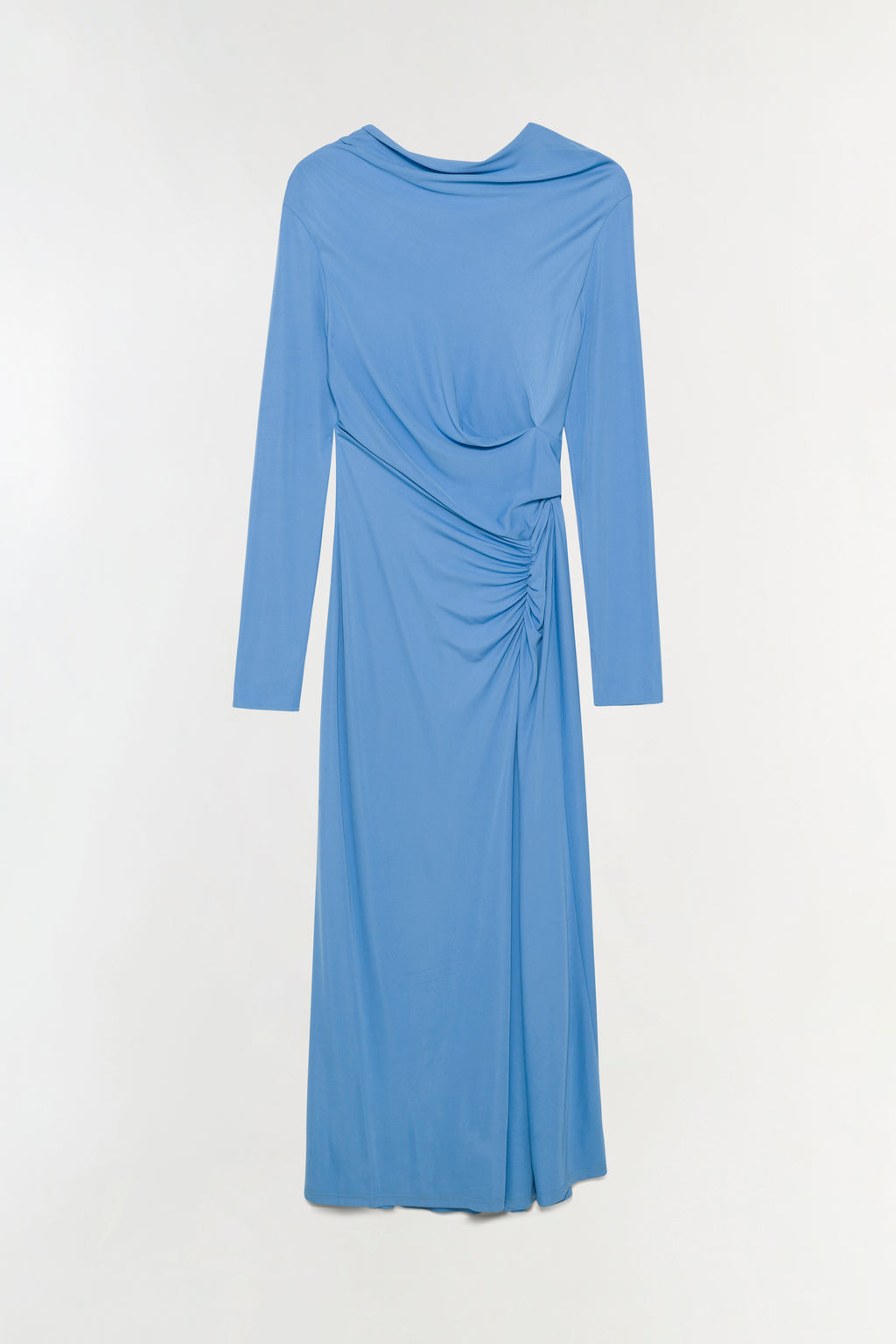 Ferrera Draped Jersey Midi Dress  SIMKHAI