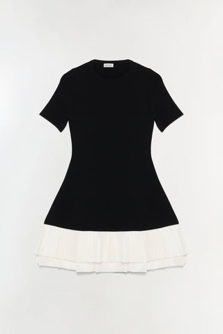 Lorin Taffeta Knit Midi Dress