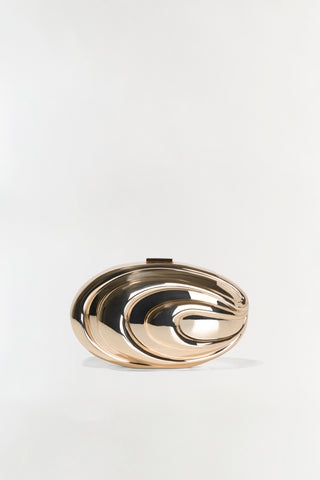 Inez Metal Clutch
