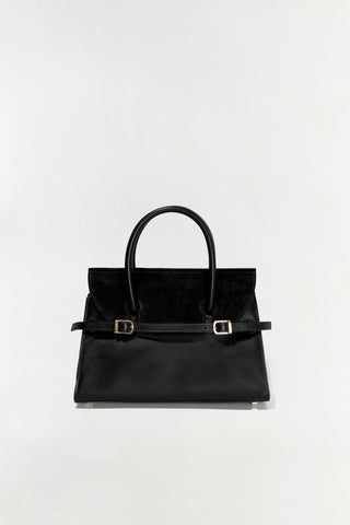 River Mini Suede Handle Bag