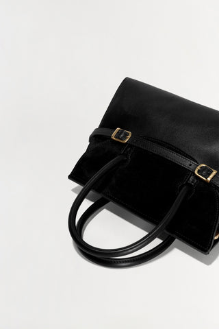 River Mini Suede Handle Bag